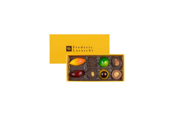 Chocolate gift box collection 8-piece – Frederic Loraschi Chocolate