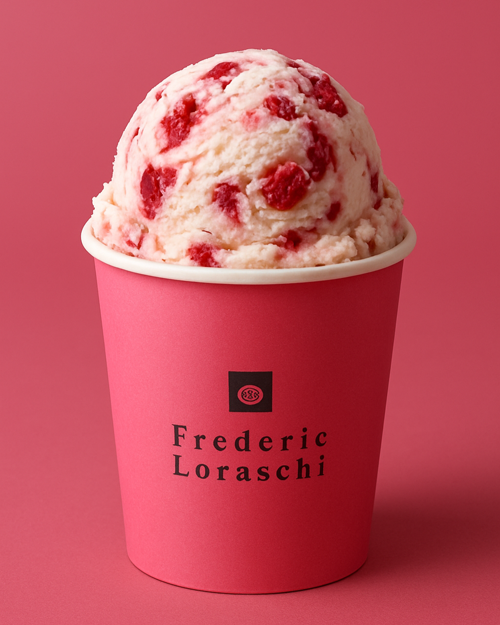 Lychee Raspberry Ice Cream