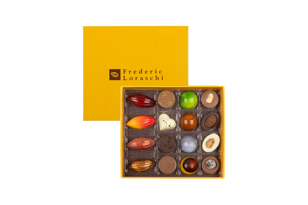 Chocolate gift box collection 16-piece – Frederic Loraschi Chocolate