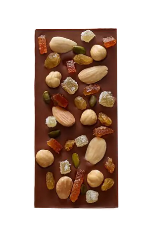 Milk Chocolate Mendiant Bar 35%