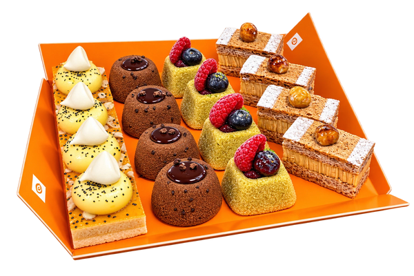 Gourmet Sweet Petits Fours Tray | French Miniature Pastries